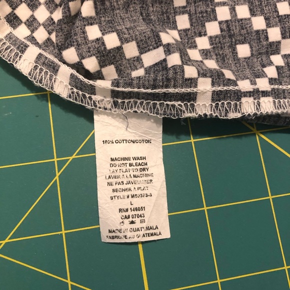 2/$10 Cotton navy & blue full skirt - Picture 4 of 6